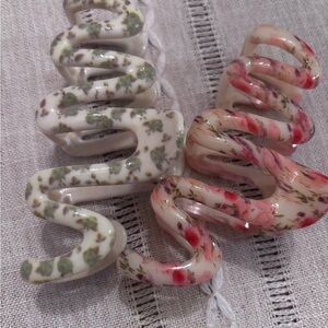 Free People Hair Clips Set Of 2 NWOT